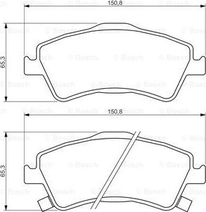 BOSCH 0 986 494 318 - Kit pastiglie freno, Freno a disco autozon.pro