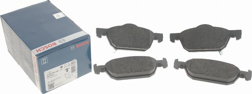 BOSCH 0 986 494 383 - Kit pastiglie freno, Freno a disco autozon.pro