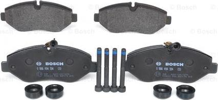 BOSCH 0 986 494 334 - Kit pastiglie freno, Freno a disco autozon.pro