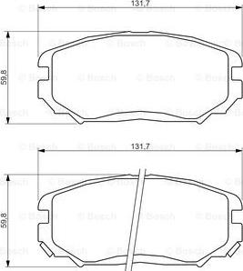 BOSCH 0 986 494 374 - Kit pastiglie freno, Freno a disco autozon.pro