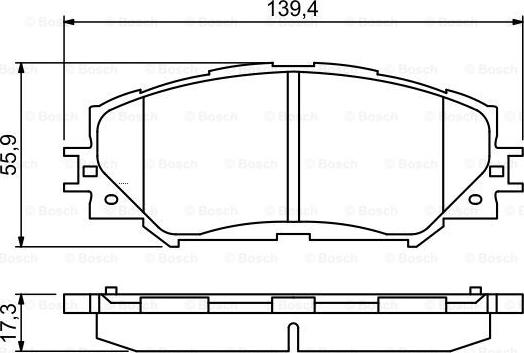 BOSCH 0 986 494 240 - Kit pastiglie freno, Freno a disco autozon.pro