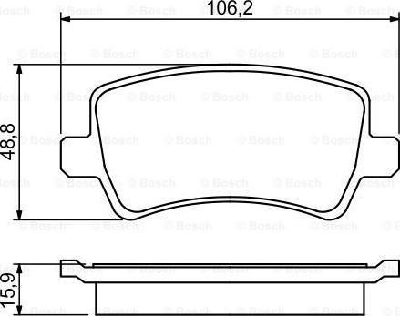 BOSCH 0 986 494 248 - Kit pastiglie freno, Freno a disco autozon.pro