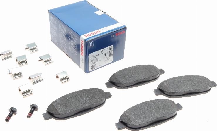 BOSCH 0 986 494 261 - Kit pastiglie freno, Freno a disco autozon.pro