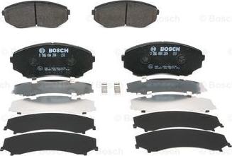 BOSCH 0 986 494 204 - Kit pastiglie freno, Freno a disco autozon.pro