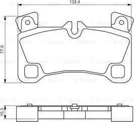 BOSCH 0 986 494 205 - Kit pastiglie freno, Freno a disco autozon.pro