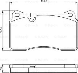 BOSCH 0 986 494 207 - Kit pastiglie freno, Freno a disco autozon.pro