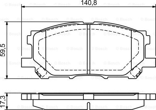 BOSCH 0 986 494 218 - Kit pastiglie freno, Freno a disco autozon.pro