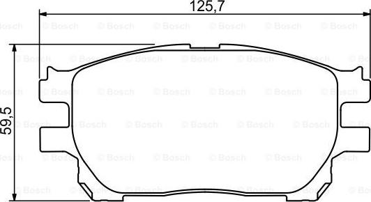 BOSCH 0 986 494 212 - Kit pastiglie freno, Freno a disco autozon.pro