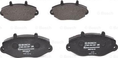 BOSCH 0 986 494 287 - Kit pastiglie freno, Freno a disco autozon.pro