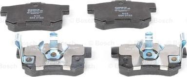 BOSCH 0 986 494 233 - Kit pastiglie freno, Freno a disco autozon.pro