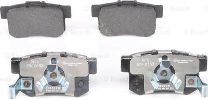 BOSCH 0 986 494 233 - Kit pastiglie freno, Freno a disco autozon.pro