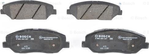 BOSCH 0 986 494 227 - Kit pastiglie freno, Freno a disco autozon.pro