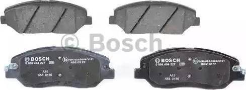 BOSCH 0 986 AB1 280 - Kit pastiglie freno, Freno a disco autozon.pro