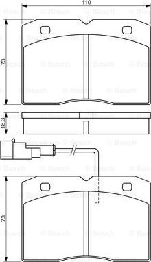 BOSCH 0 986 494 276 - Kit pastiglie freno, Freno a disco autozon.pro