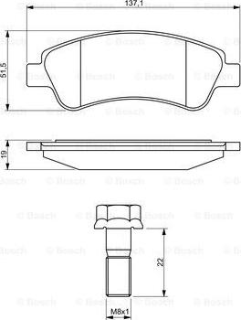 BOSCH 0 986 494 270 - Kit pastiglie freno, Freno a disco autozon.pro