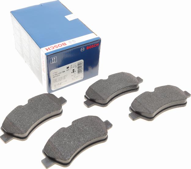 BOSCH 0 986 494 796 - Kit pastiglie freno, Freno a disco autozon.pro