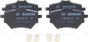 BOSCH 0 986 494 716 - Kit pastiglie freno, Freno a disco autozon.pro