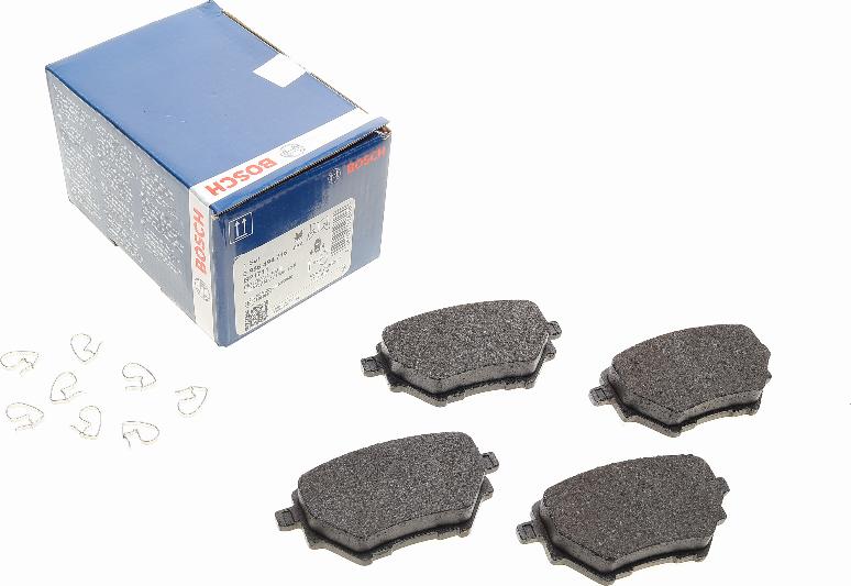 BOSCH 0 986 494 716 - Kit pastiglie freno, Freno a disco autozon.pro