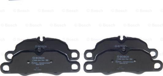 BOSCH 0 986 494 784 - Kit pastiglie freno, Freno a disco autozon.pro