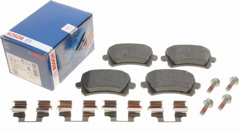 BOSCH 0 986 494 731 - Kit pastiglie freno, Freno a disco autozon.pro