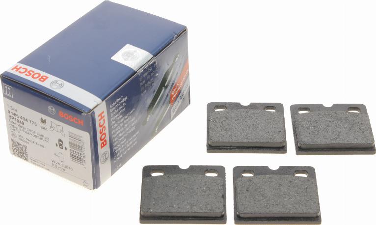 BOSCH 0 986 494 775 - Kit pastiglie freno, Freno a disco autozon.pro