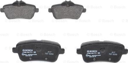 BOSCH 0 986 494 771 - Kit pastiglie freno, Freno a disco autozon.pro