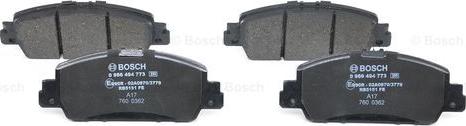 BOSCH 0 986 494 773 - Kit pastiglie freno, Freno a disco autozon.pro