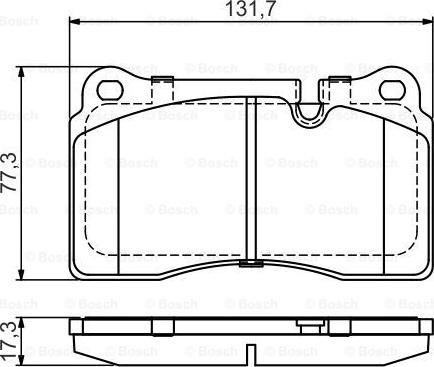 BOSCH 0 986 495 446 - Kit pastiglie freno, Freno a disco autozon.pro