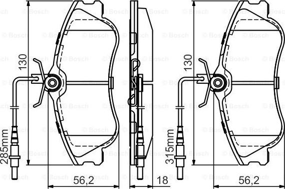 BOSCH 0 986 495 441 - Kit pastiglie freno, Freno a disco autozon.pro