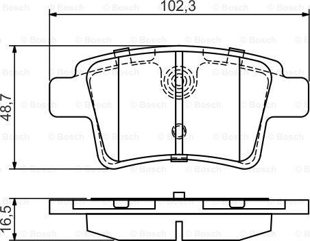 BOSCH 0 986 495 448 - Kit pastiglie freno, Freno a disco autozon.pro