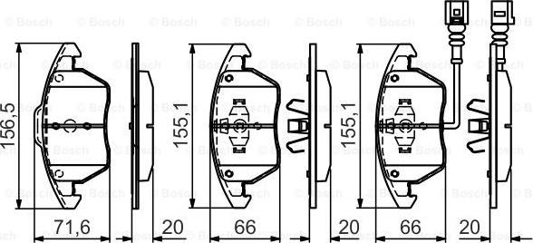 BOSCH 0 986 495 432 - Kit pastiglie freno, Freno a disco autozon.pro