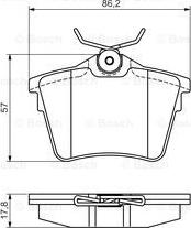 BOSCH 0 986 495 090 - Kit pastiglie freno, Freno a disco autozon.pro