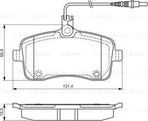 BOSCH 0 986 495 091 - Kit pastiglie freno, Freno a disco autozon.pro