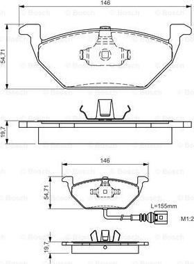 BOSCH 0 986 495 048 - Kit pastiglie freno, Freno a disco autozon.pro