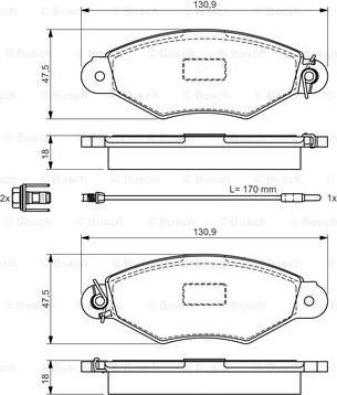 BOSCH 0 986 495 011 - Kit pastiglie freno, Freno a disco autozon.pro