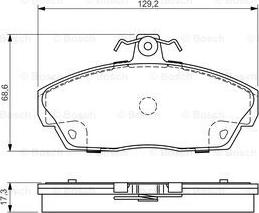 BOSCH 0 986 495 018 - Kit pastiglie freno, Freno a disco autozon.pro