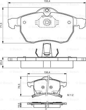 BOSCH 0 986 495 012 - Kit pastiglie freno, Freno a disco autozon.pro