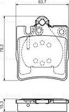 BOSCH 0 986 495 081 - Kit pastiglie freno, Freno a disco autozon.pro