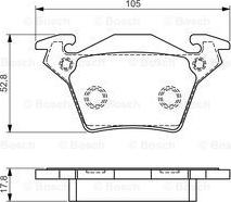 BOSCH 0 986 495 074 - Kit pastiglie freno, Freno a disco autozon.pro