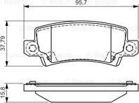 BOSCH 0 986 495 072 - Kit pastiglie freno, Freno a disco autozon.pro