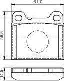 BOSCH 0 986 495 141 - Kit pastiglie freno, Freno a disco autozon.pro