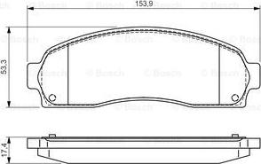 BOSCH 0 986 495 167 - Kit pastiglie freno, Freno a disco autozon.pro