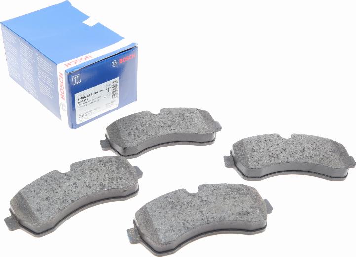 BOSCH 0 986 495 107 - Kit pastiglie freno, Freno a disco autozon.pro