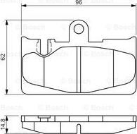 BOSCH 0 986 495 139 - Kit pastiglie freno, Freno a disco autozon.pro