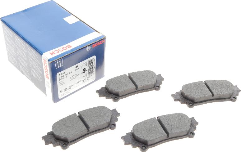 BOSCH 0 986 495 174 - Kit pastiglie freno, Freno a disco autozon.pro