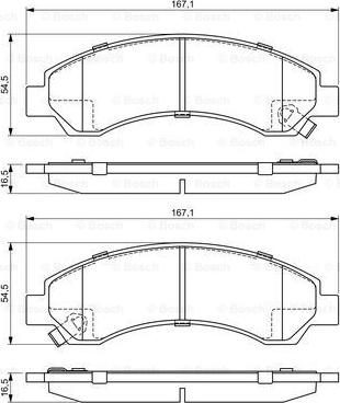 BOSCH 0 986 495 391 - Kit pastiglie freno, Freno a disco autozon.pro