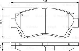 BOSCH 0 986 495 341 - Kit pastiglie freno, Freno a disco autozon.pro