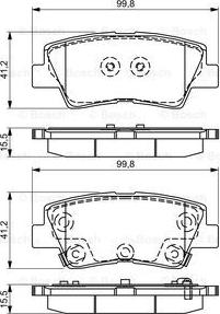 BOSCH 0 986 495 309 - Kit pastiglie freno, Freno a disco autozon.pro