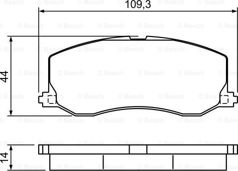 BOSCH 0 986 495 382 - Kit pastiglie freno, Freno a disco autozon.pro