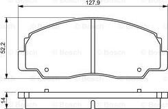 BOSCH 0 986 495 339 - Kit pastiglie freno, Freno a disco autozon.pro